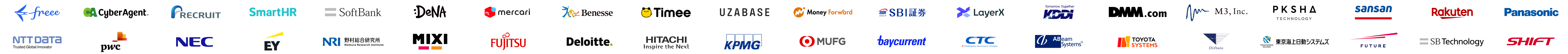 導入企業のロゴ一覧